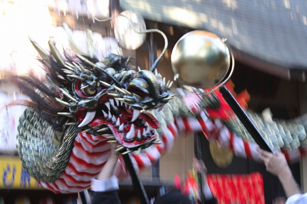 新龍奉納踊り　四谷須賀神社
